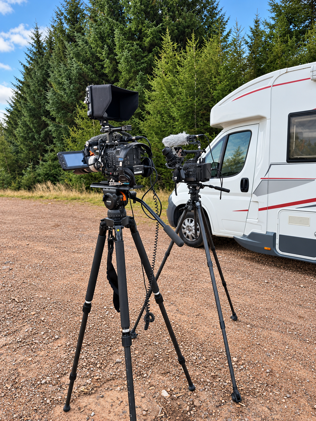 BRAAP Scotland camera setup at Drumtochty Enduro 2026